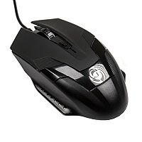картинка мышь mgk-06u dialog gan-kata - игровая, 4 кнопки + ролик, usb, черная от магазина Tovar-RF.ru