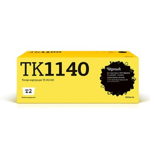картинка t2 tk-1140 тонер-картридж (tc-k1140) для kyocera fs-1035mfp/1135mfp (7200 стр., туба) с чипом магазин Tovar-RF.ru являющийся официальным дистрибьютором в России картинка t2 tk-1140 тонер-картридж (tc-k1140) для kyocera fs-1035mfp/1135mfp (7200 стр., туба) с чипом от магазина Tovar-RF.ru
