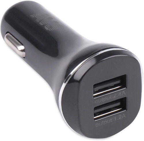 картинка автомобильное зарядное устройство avs a07281s usb 2 порта uc-322 (2,4а, черный) (black edition) от магазина Tovar-RF.ru являющимся официальным дистрибьютором в России картинка автомобильное зарядное устройство avs a07281s usb 2 порта uc-322 (2,4а, черный) (black edition) от магазина Tovar-RF.ru