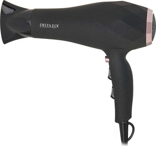 картинка фен delta lux dl-0941 black/pink gold магазин Tovar-RF.ru являющийся официальным дистрибьютором в России картинка фен delta lux dl-0941 black/pink gold от магазина Tovar-RF.ru