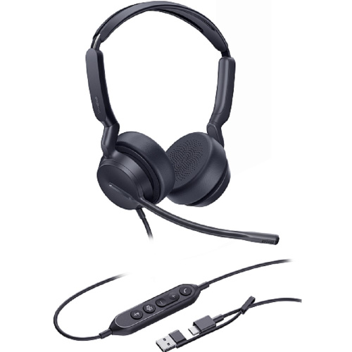 картинка гарнитура проводная/ yealink uh42 dual uc usb-c/a [1308215] от магазина Tovar-RF.ru