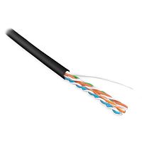 картинка hyperline uutp4-c5e-s24-in-lszh-bk-305 кабель витая пара, неэкранированная u/utp, категория 5e, 4 пары (24 awg), одножильный (solid), lszh, нг(а)-hf, -20°c – +75°c, черный  от магазина Tovar-RF.ru