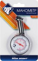 картинка манометр nova bright шинный в блистере (до 3.5 атм) 47755 от магазина Tovar-RF.ru