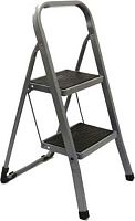 картинка Стремянка ZALGER 9910-2 Jet Black 2 cт с ковриком сталь от магазина Tovar-RF.ru