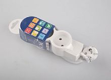 картинка Удлинитель DUWI 32003 8 3 гн. х 5,0 м - белый от магазина Tovar-RF.ru