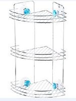 картинка Аксессуары д/ванной комнаты РЫЖИЙ КОТ W2672С полка угловая "бриллиант синий" (310779) от магазина Tovar-RF.ru