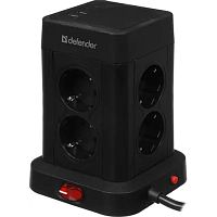 картинка defender удлинитель с сетевым фильтром ils 453 3 м, 8 розеток, 2usb-a, 2usb-c [99631] от магазина Tovar-RF.ru
