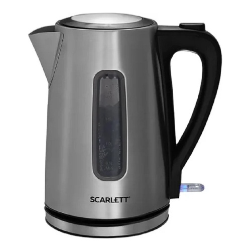 картинка чайник электрический scarlett sc-ek21s13, 2200вт, серебристый и черный магазин Tovar-RF.ru являющийся официальным дистрибьютором в России картинка чайник электрический scarlett sc-ek21s13, 2200вт, серебристый и черный от магазина Tovar-RF.ru
