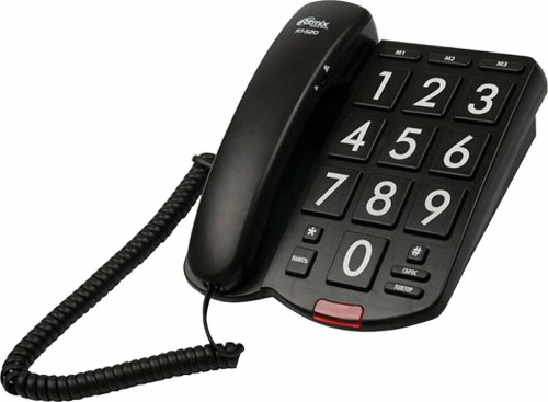 картинка телефон проводной ritmix rt-520 black магазин Tovar-RF.ru являющийся официальным дистрибьютором в России картинка телефон проводной ritmix rt-520 black от магазина Tovar-RF.ru