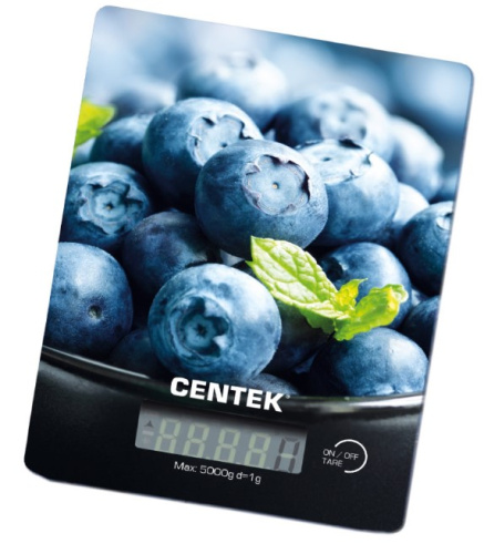 картинка весы кухонные centek ct-2462 (голубика) от магазина Tovar-RF.ru