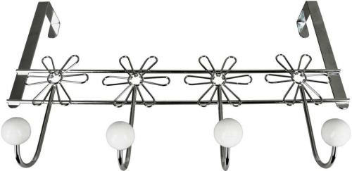 картинка ROSENBERG R-355061 Вешалка на дверь, 4 крючка от магазина Tovar-RF.ru