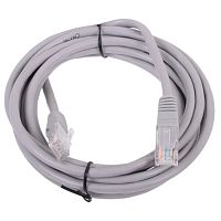 картинка telecom na102--3m патч-корд литой  utp кат.5е 3,0м серый от магазина Tovar-RF.ru