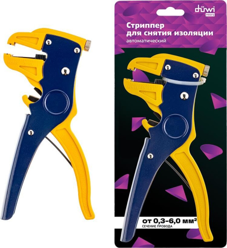 картинка DUWI (26127 8) Стриппер для снятия изоляции автоматический, 0,3-6,0мм² магазин Tovar-RF.ru являющийся официальным дистрибьютором в России картинка DUWI (26127 8) Стриппер для снятия изоляции автоматический, 0,3-6,0мм² от магазина Tovar-RF.ru