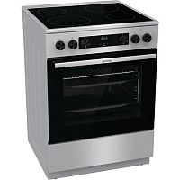 картинка плита электрическая gorenje gecs6c70xc нержавеющая сталь стеклокерамика (без крышки) от магазина Tovar-RF.ru