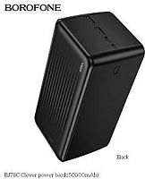 картинка powe bank borofone (6941991121524) bj78c 50000mah 2usb+1type-c+1micro usb 2.0a, черный от магазина Tovar-RF.ru