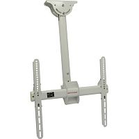 картинка кронштейн для телевизора arm media lcd-1800w, 26-65", потолочный, поворот и наклон, белый от магазина Tovar-RF.ru