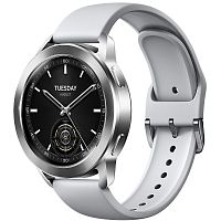 картинка смарт-часы xiaomi watch s3,  1.43",  серебристый / серебристый [bhr7873gl] от магазина Tovar-RF.ru
