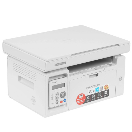 картинка pantum m6507w мфу лазерное чб, а4, c/p/s, 22 стр/мин, 1200 x 1200 dpi, 128мб ram, лоток 150 стр, usb, wi-fi, 1600стр. картридж серый корпус от магазина Tovar-RF.ru