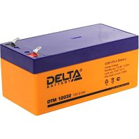 картинка delta dtm 12032  (3.2 а\ч, 12в) свинцово- кислотный аккумулятор   от магазина Tovar-RF.ru