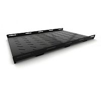 картинка hyperline tsh3h-850-ral9004 полка стационарная усиленная, глубина 850 мм, с боковым креплением, нагрузка до 100 кг, для шкафов серии ttb, ttbr, 485х850мм (шхг), цвет черный (ral 9004) от магазина Tovar-RF.ru