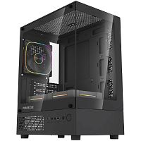 картинка powercase корпус vision micro m1 argb, tempered glass, 3x 120mm argb fans, чёрный, matx  (cvmm1b-a3) от магазина Tovar-RF.ru