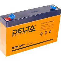 картинка delta dtm 607 (7 а\ч, 6в) свинцово- кислотный аккумулятор   от магазина Tovar-RF.ru