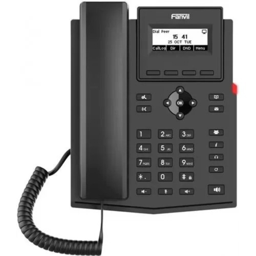 картинка fanvil x301p  c б/п черный sip телефон от магазина Tovar-RF.ru