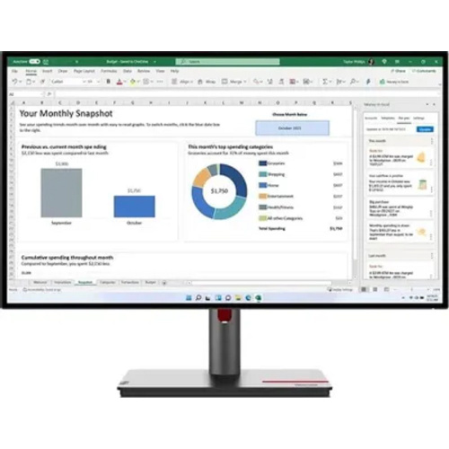 картинка lcd lenovo 27" p27h-30 thinkvision черный {ips 2560x1440 60hz 6ms 16:9 1000:1 350cd 178/178 dvi hdmi displayport has pivot usb} магазин Tovar-RF.ru являющийся официальным дистрибьютором в России картинка lcd lenovo 27" p27h-30 thinkvision черный {ips 2560x1440 60hz 6ms 16:9 1000:1 350cd 178/178 dvi hdmi displayport has pivot usb} от магазина Tovar-RF.ru