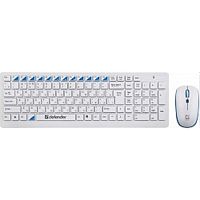 картинка defender клавиатура + мышь skyline 895  nano w white usb [45895] {2.4ггц, беспроводная} от магазина Tovar-RF.ru