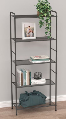 картинка Стеллаж ЗМИ Стеллаж "Валенсия 25" (VALENCIA 25 Shelf rack) СТВ25 Графит магазин Tovar-RF.ru являющийся официальным дистрибьютором в России картинка Стеллаж ЗМИ Стеллаж "Валенсия 25" (VALENCIA 25 Shelf rack) СТВ25 Графит от магазина Tovar-RF.ru