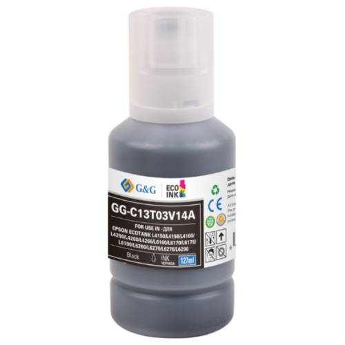картинка чернила g&g gg-c13t03v14a 101bk черный127мл для epson l4150/l4160/l6160/l6170 магазин Tovar-RF.ru являющийся официальным дистрибьютором в России картинка чернила g&g gg-c13t03v14a 101bk черный127мл для epson l4150/l4160/l6160/l6170 от магазина Tovar-RF.ru