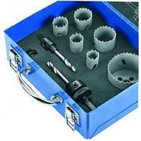 картинка Набор ЗУБР "ЭКСПЕРТ": Коронки биметаллические, глубина сверления до 38мм, d 22,25,35,40,51,67мм [29531-H6-2] от магазина Tovar-RF.ru