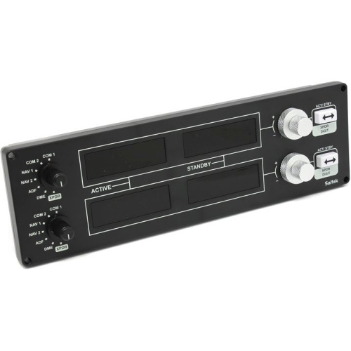 картинка 945-000011 logitech g saitek pro flight radio panel черный (радиопанель для авиасимуляторов) магазин Tovar-RF.ru являющийся официальным дистрибьютором в России картинка 945-000011 logitech g saitek pro flight radio panel черный (радиопанель для авиасимуляторов) от магазина Tovar-RF.ru