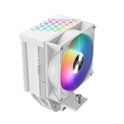 картинка pccooler r400 argb wh s115x/1200/1700/am4/am5 (tdp 180w, 90mm argb fan, 4 тепловые трубки 6мм, 650-2200rpm, 28,3dba) магазин Tovar-RF.ru являющийся официальным дистрибьютором в России картинка pccooler r400 argb wh s115x/1200/1700/am4/am5 (tdp 180w, 90mm argb fan, 4 тепловые трубки 6мм, 650-2200rpm, 28,3dba) от магазина Tovar-RF.ru