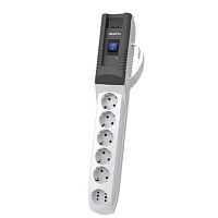 картинка zis сетевой фильтр pilot - pro usb {5 с заземлением +1 в формате gp, usb 3a, с разъёмами type a, c} 1,8м [арт.181] от магазина Tovar-RF.ru