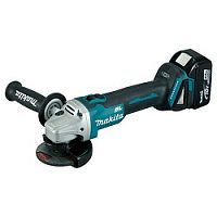 картинка Makita DGA504Z Угловая шлифовальная машина аккумуляторная ф125мм [DGA504Z] {18В,Li-ion,8500об\м,2.5кг,кор,б\акк и з\у,совмест с  4Ач Li-ion} от магазина Tovar-RF.ru