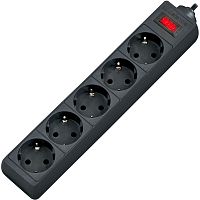 картинка defender фильтр es, 3.0м коробка 5 розеток, черный [99485] от магазина Tovar-RF.ru