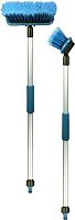 картинка щетка black&blue вв601 для мытья алюминиевая проточная ручка, 69 см 39791 от магазина Tovar-RF.ru