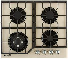 картинка варочная панель eltronic (33-02) 4 конфорки , бежевый от магазина Tovar-RF.ru