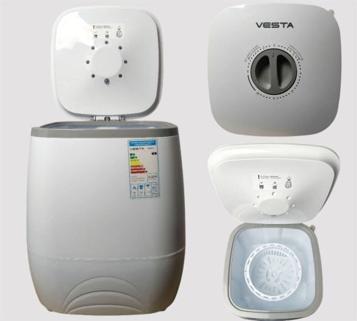 картинка vesta wme25 mini 3,5кг серый магазин Tovar-RF.ru являющийся официальным дистрибьютором в России картинка vesta wme25 mini 3,5кг серый от магазина Tovar-RF.ru