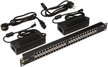 картинка патч-панель lanmaster lan-pp24-poe/a2 19" 1u 24xrj45 кат.5e от магазина Tovar-RF.ru