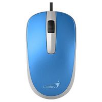 картинка genius мышь dx-120 blue { оптическая, 1000 dpi, 3 кнопки+колесо прокрутки, провод 1,5 м, usb} [31010105103] от магазина Tovar-RF.ru