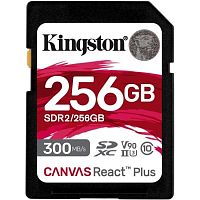 картинка securedigital 256gb kingston sdr2/256gb canvas react plus w/o adapter class10  от магазина Tovar-RF.ru