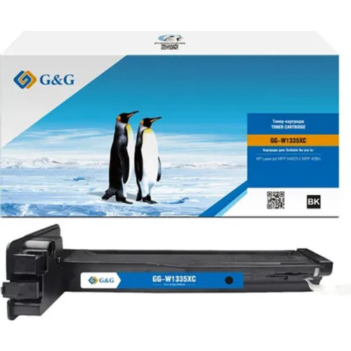 картинка картридж лазерный g&g gg-w1335xc w1335x черный (13700стр.) для hp lj mfp m437n/mfp 438n с чипом от магазина Tovar-RF.ru