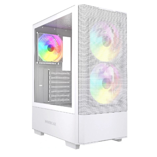 картинка Powercase Mistral AY3W ARGB, Tempered Glass, 2x 140mm +1x 120mm ARGB Fans, белый, ATX (CMAYW-A3) магазин Tovar-RF.ru являющийся официальным дистрибьютором в России картинка Powercase Mistral AY3W ARGB, Tempered Glass, 2x 140mm +1x 120mm ARGB Fans, белый, ATX (CMAYW-A3) от магазина Tovar-RF.ru