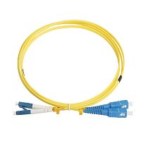 картинка hyperline fc-d2-9-lc/ur-sc/ur-h-2m-lszh-yl (fc-9-lc-sc-upc-2m) патч-корд волоконно-оптический (шнур) sm 9/125 (os2), lc/upc-sc/upc, duplex, lszh, 2 м от магазина Tovar-RF.ru