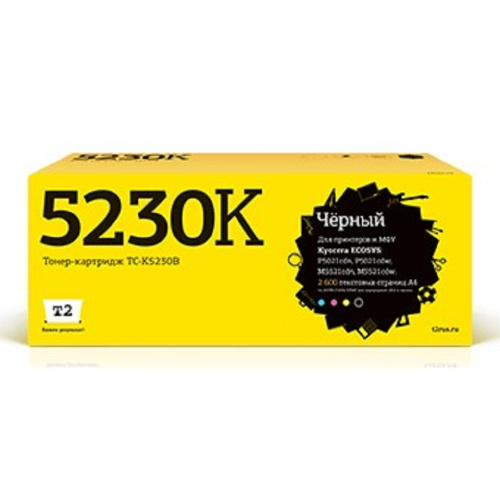 картинка t2  tk-5230k тонер-картридж для kyocera ecosys m5521cdn/m5521cdw/p5021cdn/p5021cdw (2600 стр.) чёрный, с чипом от магазина Tovar-RF.ru