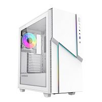 картинка gamemax корпус zorro white без бп (midi tower, белый., 1*usb3.0, 1*usb type-c, coc fan) от магазина Tovar-RF.ru