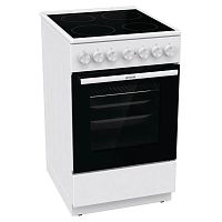 картинка электрическая плита gorenje gec5b41wg,  стеклокерамика,  без крышки,  белый от магазина Tovar-RF.ru