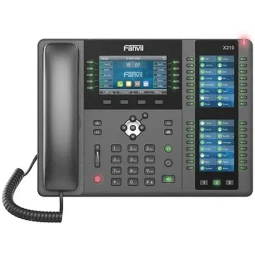 картинка fanvil x210 20 линии sip, hd аудио,имеет цветной дисплей 4.3 дюймов 480x272, 3 жк дисплея, имеет 2 порта gigabit lan, питание poe, 106 dss/blf ключи, wifi, bluetooth магазин Tovar-RF.ru являющийся официальным дистрибьютором в России картинка fanvil x210 20 линии sip, hd аудио,имеет цветной дисплей 4.3 дюймов 480x272, 3 жк дисплея, имеет 2 порта gigabit lan, питание poe, 106 dss/blf ключи, wifi, bluetooth от магазина Tovar-RF.ru